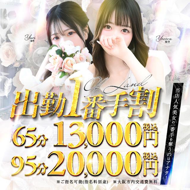 新登場！！！LANDの出勤1番手割